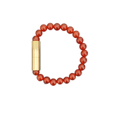 Les Fines Lames Punch Bracelet GOLD CARNELIANE 8mm Medium